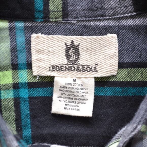 Legend & Soul Flannel Button Down Shirt - Picture 3 of 4